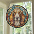 Basset Hound Stained Glass Effect Suncatcher